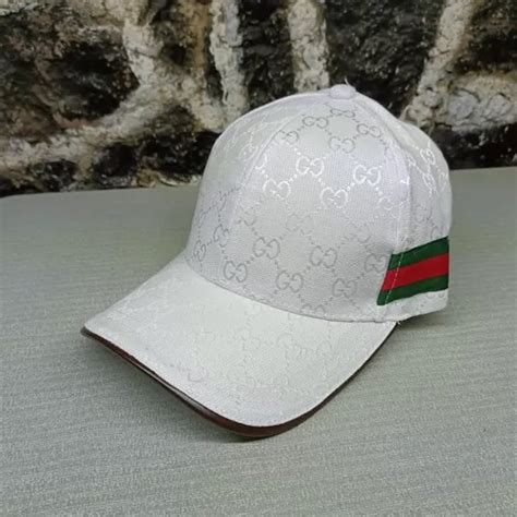 gorra gucci blanca